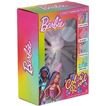 Barbie Color Reveal Confetti Beverage Bottle Set