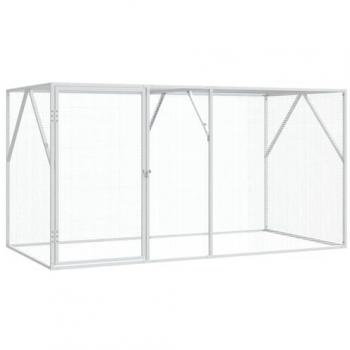 Vidaxl Steel Aviary 102x208x108 in Anthracite
