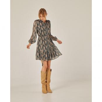 Moda Niza: Vestido Corto Camisero Elegante