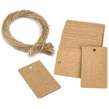 Witte Handgemaakte Label Tags