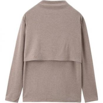 Stillfreundliches Langarmshirt für werdende Mütter