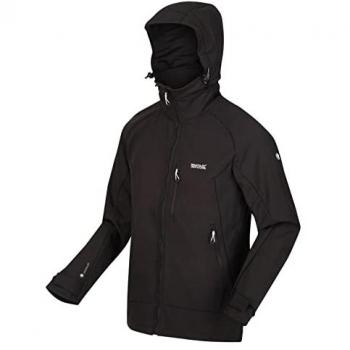 Hewitts VII Softshelljacke für Herren von Regatta, Polyester, Schwarz