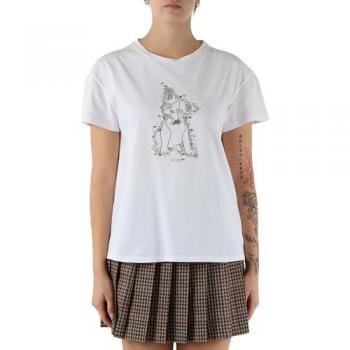Liu Jo T-Shirt in Weiß MF5412 JS923