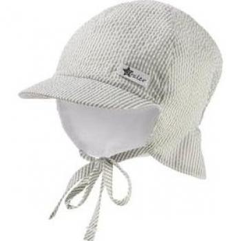 Cappello a punta con protezione del collo Sterntaler verde chiaro