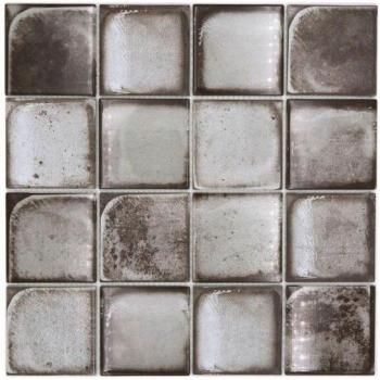 Carreau de mosaïque gris vintage MOS88-S04