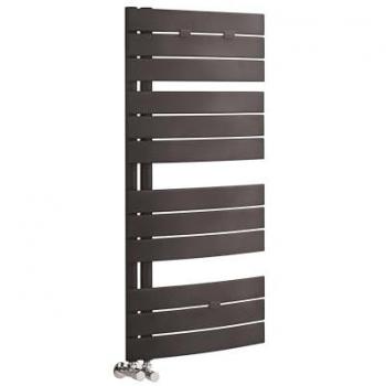 Balterley Heated Towel Rail, Curved Design, 1706 BTU, 1080mm x 550mm, Anthracite