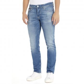 Tommy Hilfiger W28 Slim-Fit Jeans for Men, Blue