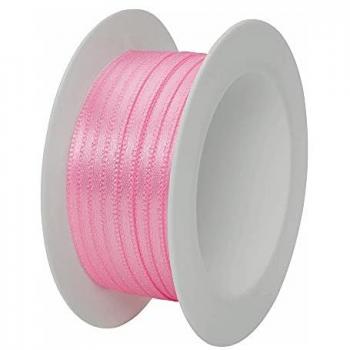 12er Pack Stewo Satin Geschenkband 3mmx5m rosa