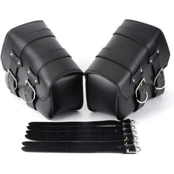 Bolsa de cuero PU para motocicleta Sportster XL 883 1200