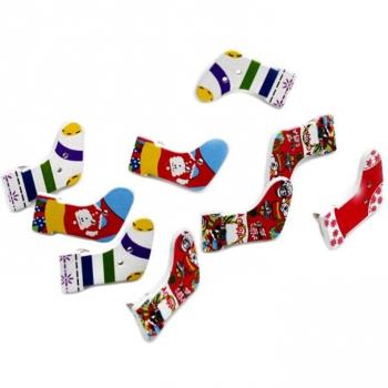 50PCS Wooden Christmas Map Tacks