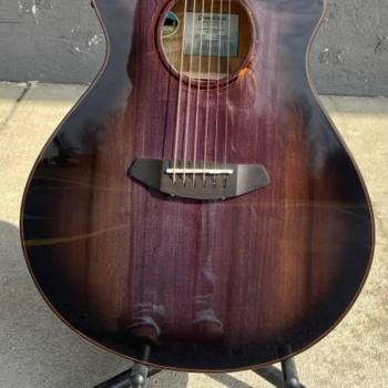 2023 Breedlove ECO Pursuit Exotic S Concert Blackberry Burst