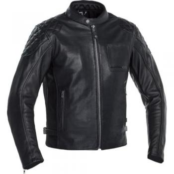 Richa Yorktown perforierte Motorradjacke Schwarz 50