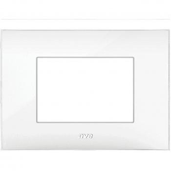 Placca 7 Moduli AVE Young Serie 44 Colore Bianco