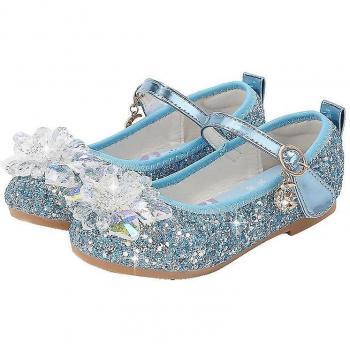 Chaussures Filles Bleu Taille 28 Cristal Étincelant