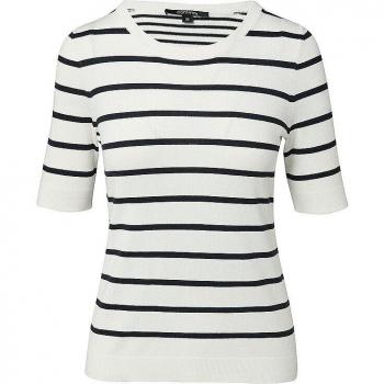 Weißer Comma Pullover für Damen – Größe 46 (Artikelnummer 2160031)