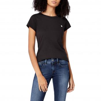 Camiseta G-STAR RAW Eyben Slim R T Wmn S/s, Negro, XS