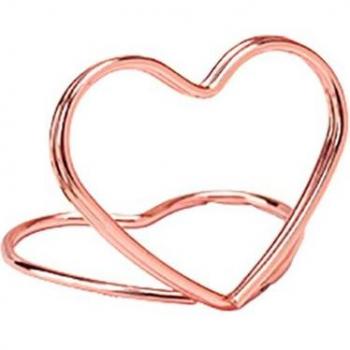 5/10Pcs Metal Table Number Holder in Heart Shape for Events