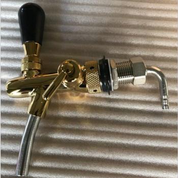 Luxury Golden Plated Draft Beer Tap
