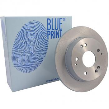 Blue Print ADH24372 Brake Disc Set (2 Brake Disc) rear, full, No. of Holes 5
