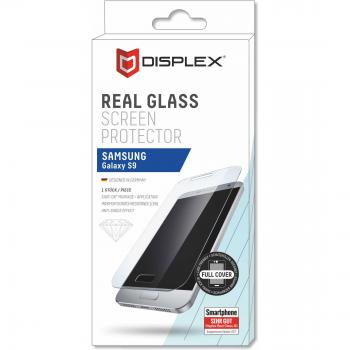 DISPLEX Galaxy S9 3D‑Glass Schutzfolie – Dunkelgrau/Schwarz