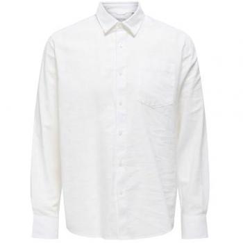 Only & Sons Hemd Caiden in Weiß