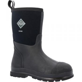Bottes Muck Chore Mid Noir en caoutchouc