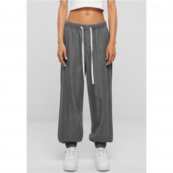 Urban Classics Female Denim Jogging Trousers in Mid Grey, Size 4XL