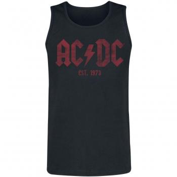 Camiseta de Tirantes AC/DC 1973 Negra, S 4XL