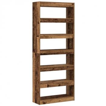 Regno dei Libri “Antiquario” 80 x 30 x 198 cm – Legno Vecchio