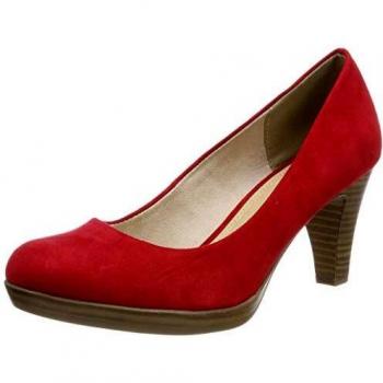 MARCO TOZZI Damen Plateaupumps, Rot, 41 EU