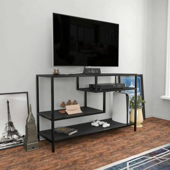 Base Parete Tv Antracite Nero Dmora