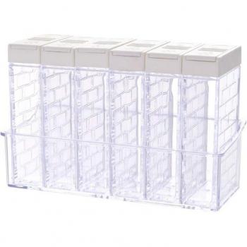 Tarro Marrón Transparente para Sal y Especias