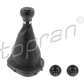 TOPRAN 115 892 Garnissage de levier changement vitesse noir VOLKSWAGEN