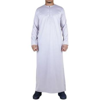 SlimFit Beige Jubba for Men – Traditional Thobe Robe