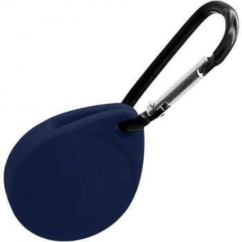 Protector Blanda y Resistente para AirTag en Azul Oscuro