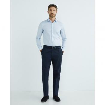 Blusa Hombre Azul Geométrico Slim CK