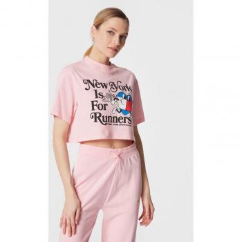T-shirt crop à motif Tommy Jeans