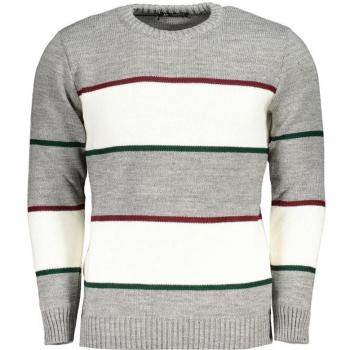 US Grand Polo Herrenpullover Rundhals Grau XXL