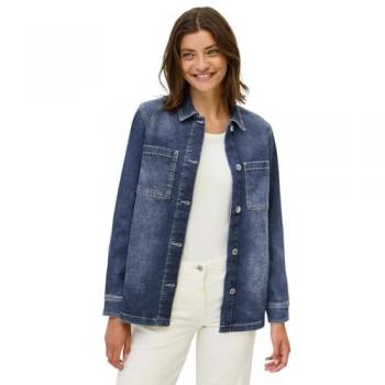 Cecil Denim‑Overshirt mit Knopfverschluss