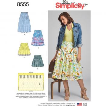 Simplicity 8555 Women's Skirts Pattern, U5