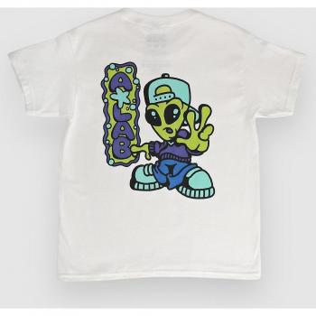 Top bianco Y2K A.LAB Alien Kids