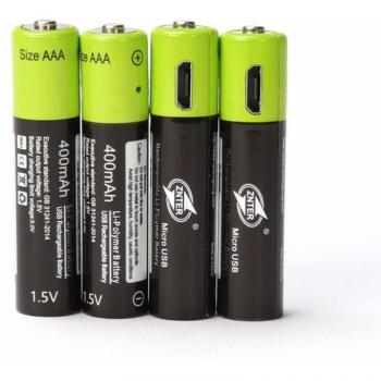 ZNTER 1,5 V AAA Akku 600mAh mit USB-Ladefunktion