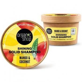 Organic shop Champú Sólido Brillo Coco y Mango 60 gramos