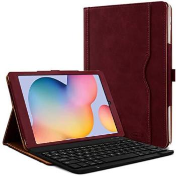 Étui & Tapis de Clavier Bordeaux pour Galaxy Tab S6 Lite 10.4