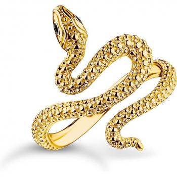 THOMAS SABO Fingerring Schlangen-Optik Tempting Romance, TR2483-427-39-52-60, -664-21-52-60