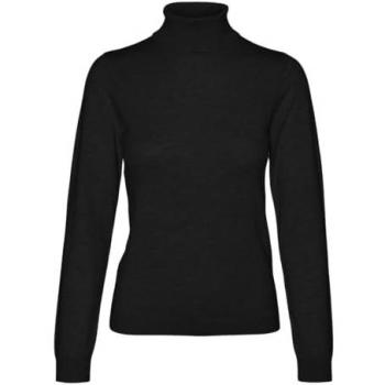Pull noir à col montant Vero Moda S