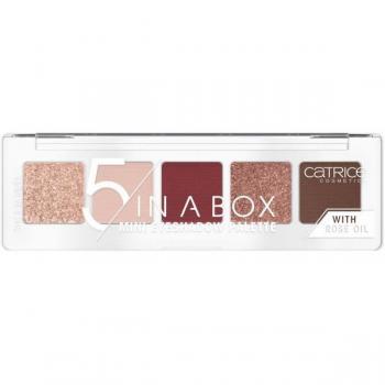Palette Mini Catrice – Look Vivid Burgundy 5 Pieds à la Box