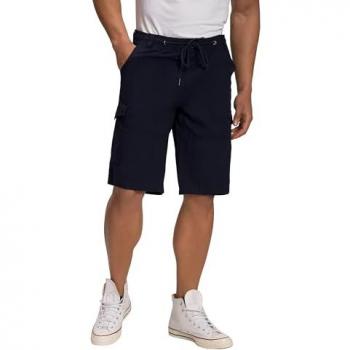 Bermuda blu uomo taglia 64 cotone sei tasche