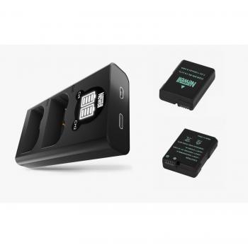 Power Pack Newell Doble + 2 Baterías EN-EL14