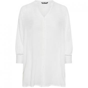 Chemise Yours Curve Blanc pour la Plage 54